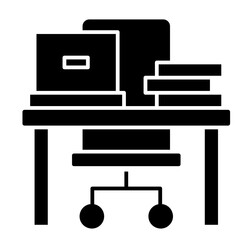 Office Desk  Icon Set Multiple Style Collection