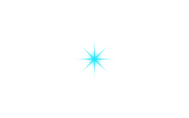Blue Star Spark PNG, Shiny Radiant Light Burst, Transparent Star Overlay