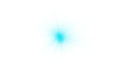 Blue Sparkle Light Burst PNG, Glowing Star Effect, Radiant Energy Overlay