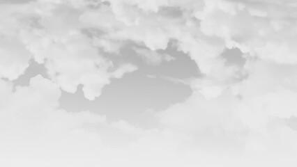 black sky with white cloud