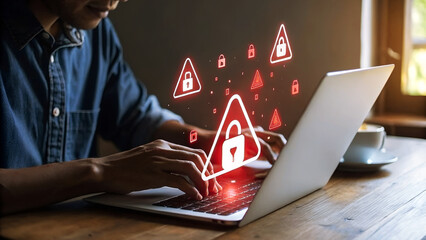 Protect your digital life with powerful antivirus software displayed on a laptop, safeguarding against cyber threats and data breaches with ease