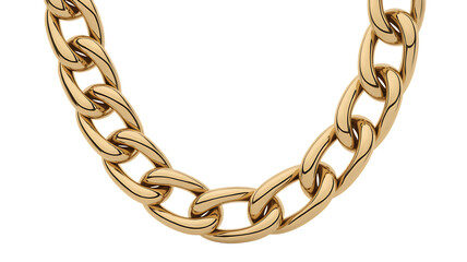 Luxurious mixed metal rope chain necklace close-up detailed macro photography jewelry macro isolated on transparent background