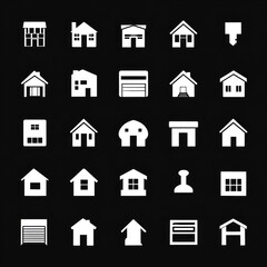 Collection of house icons