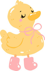 Cute Duck Illustration