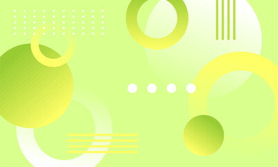 Creative abstract lime green yellow circle texture background