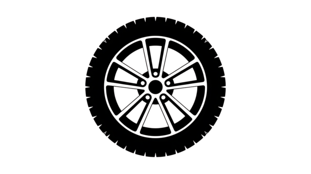 Abstract geometric pixelated pattern with repeating symmetrical design elements isolated on transparent background