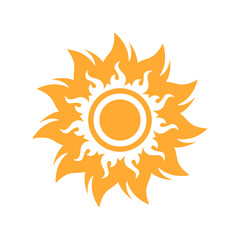 sun icon vecktor