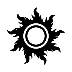 sun icon vecktor