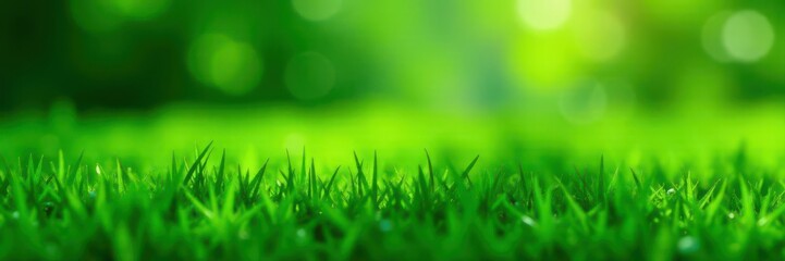 Lush green grass texture, vibrant emerald tones , grass, field, eco