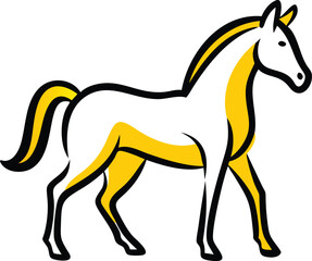 Obraz premium horse vector illustration