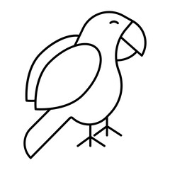 bird outline icon