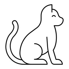 cat outline icon