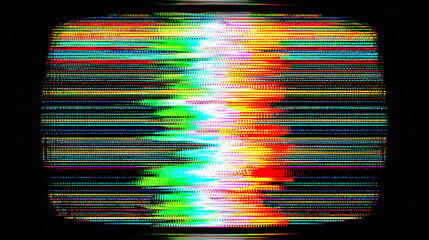 Retro VHS glitch noise background with TV interference static and signal distortion symbolizing nostalgia error disruption analog video rewind and vintage aesthetics.