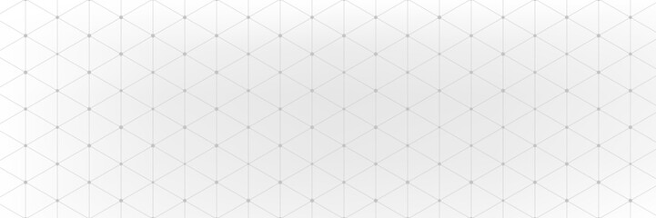 Geometric pattern with connected line and dots. Grey graphic background connectivity. Modern stylish polygonal backdrop for your design. Vector illustration