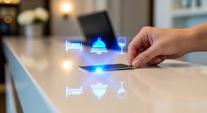 Modern Hotel Services Contactless Payment with Augmented Reality Interface