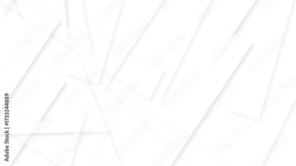 Canvas Prints geometric abstract graphic design banner pattern simple minimal, white and grey on light silver back
