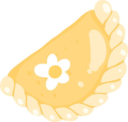 Cute Empanada Illustration