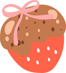 Cute Sweet Bun Illustration