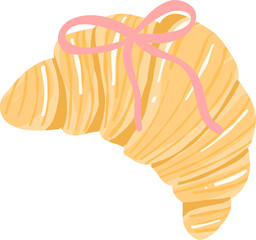 Cute Croissant Illustration