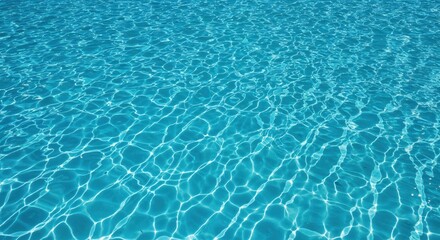 Aquatic Symphony: A captivating close-up showcases the serene surface of turquoise water.