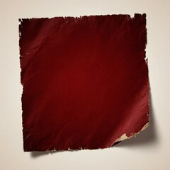 red torn paper