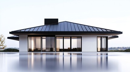 Modern house exterior design
