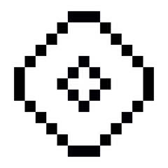 Pixel Coin Retro Icon

