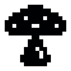 Pixel Mushroom Retro Icon
