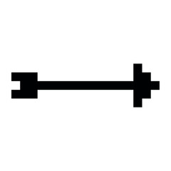 Obraz premium Pixel Arrow Retro Icon 