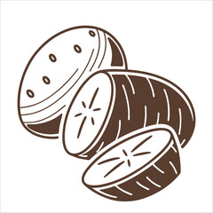 Fresh Vegetable Color Illustrations Pack – Carrot, Tomato, Broccoli, Cabbage, Onion, Garlic, Chili, Potato, Spinach, Eggplant Flat Vector Set