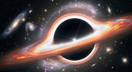 Black Hole in Space.