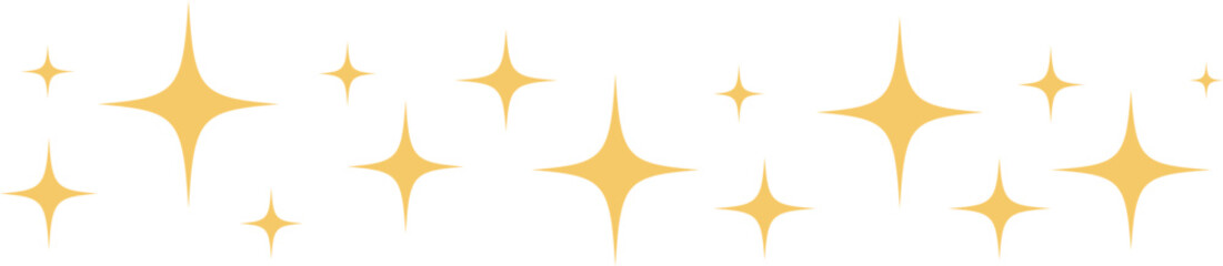 キラキラのライン　ベクターイラスト素材