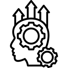 Behavioral Growth line icon