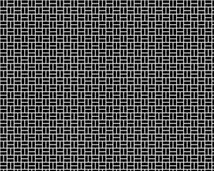 Fototapeta premium A view of a crosshatch tile pattern, as a background.