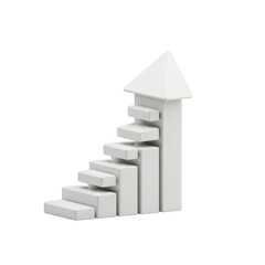 Obraz premium Stairway to success concept illustration