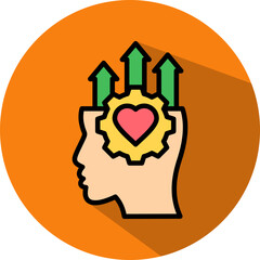 Emotional Growth isometric icon