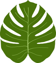 Green organic leaf vector illustration design icon for nature and ecology logo concept