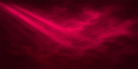 An abstract red background with light rays and a dark texture suggesting storm or motion