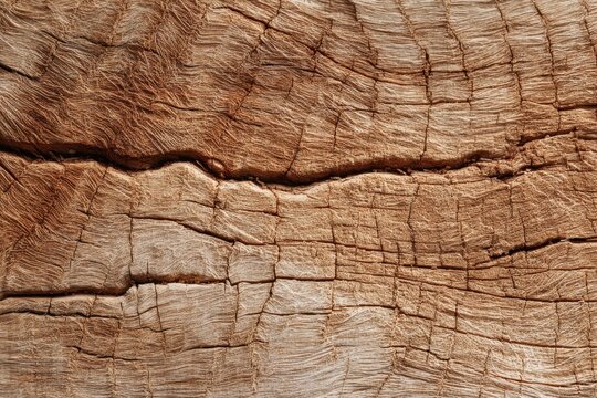 Old wood texture. Top view of wood vein cut. light brown white textured tree trunk with veined inner surface. Close up of wood texture.