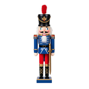 Traditional wooden nutcracker soldier Christmas decoration