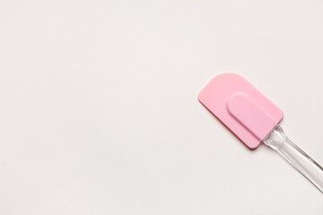 Kitchen spatula on white background