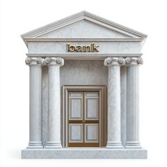 Obraz premium Classic marble bank building (1)
