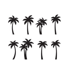 Palm Tree Silhouette Vector