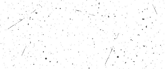 Speckled gritty background. Monochrome texture of stains, scratches, crack. Subtle halftone grunge urban pattern. Vector illustration.