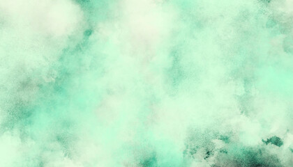 Soft Aqua Green Cloudy Texture Background