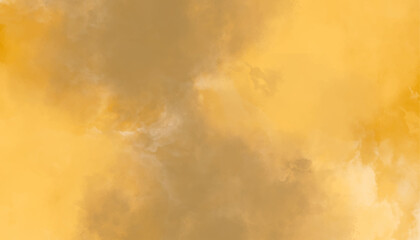 Warm Golden Yellow Abstract Cloud Texture