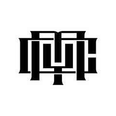 Monogram Initial Letter MYC CMY MCY Logo Design