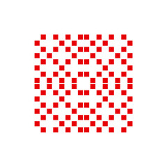 Fototapeta premium Vector Illustration of Palestinian Traditional Tatreez Embroidery Pattern