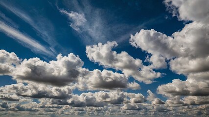 Blue Sky and white clouds 