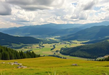 Obraz premium A perfectly framed landscape, unchanging, eternal, inspiring, landscape
